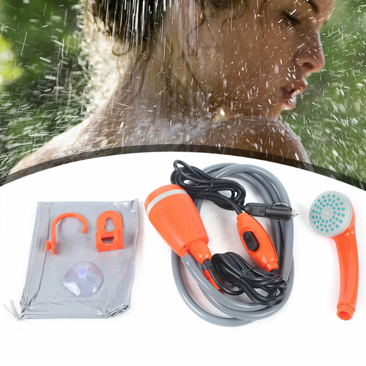 62W Outdoor Portable Camping Shower Head V710758