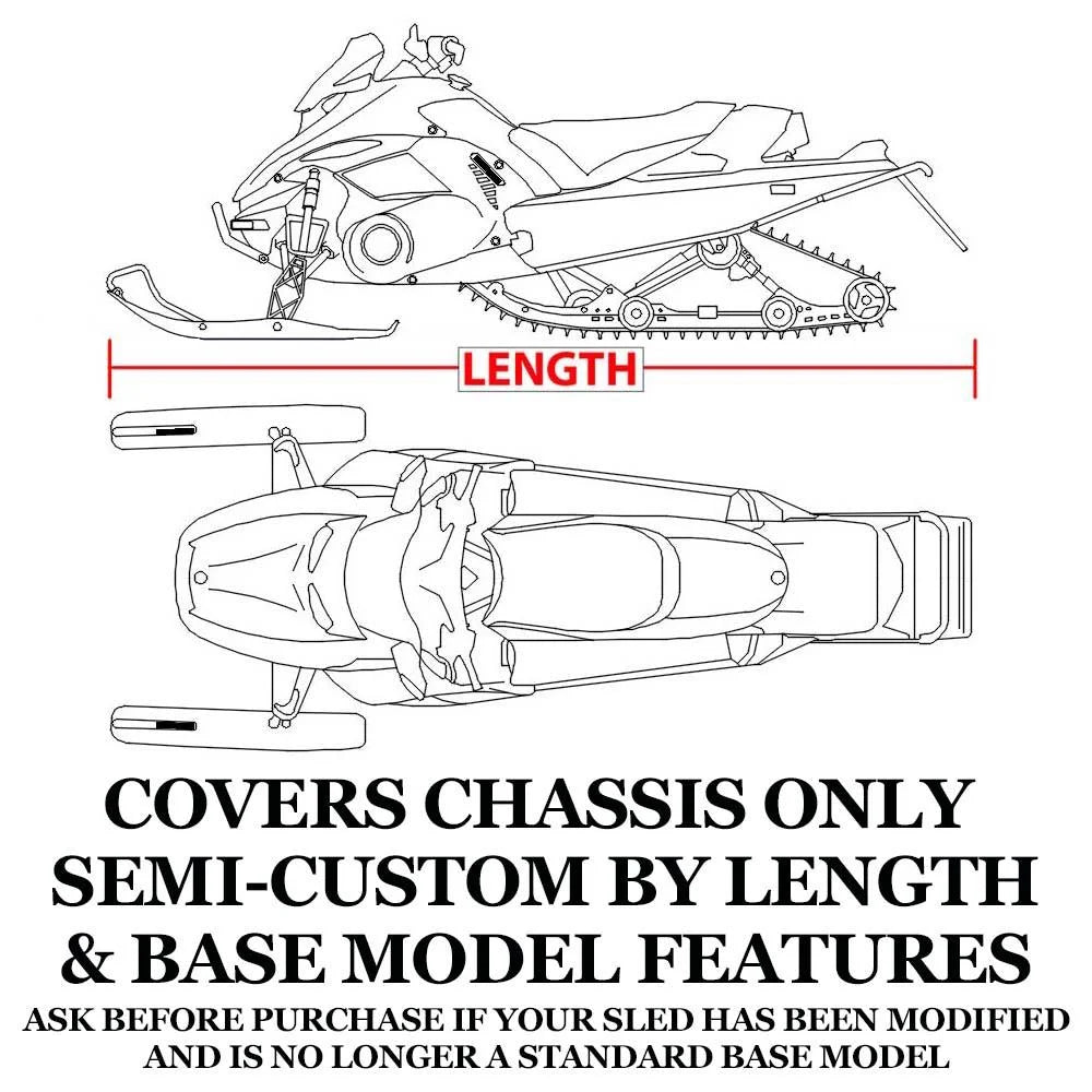 Trailerable 600 Denier Snowmobile Cover O821414