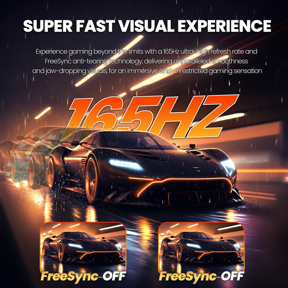 34" Ultrawide Curved Gaming Monitor 165Hz WFHD Black Z887