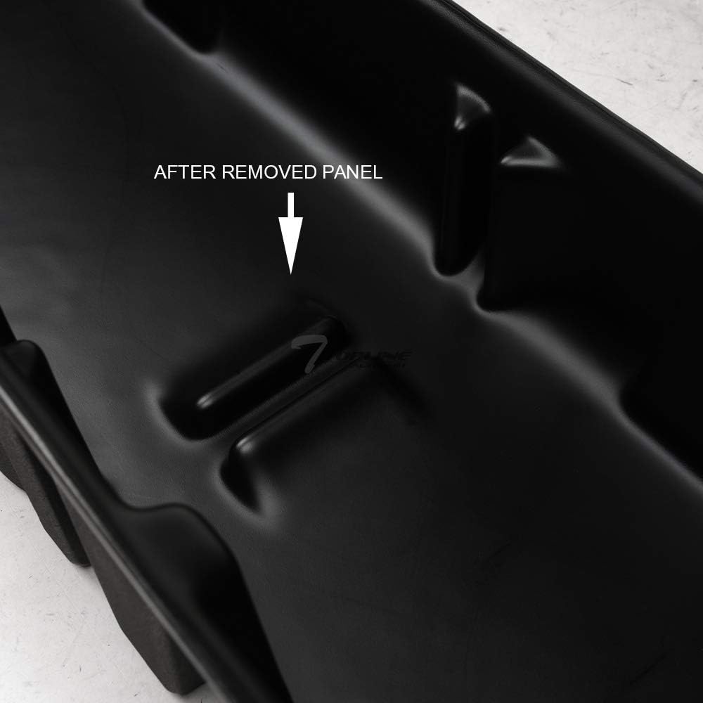 Black Gearbox Underseat Storage Cargo Organizer Box Z313794