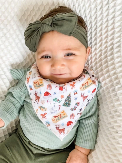10-Pack Organic Cotton Baby Drool Bandana Bibs S2419