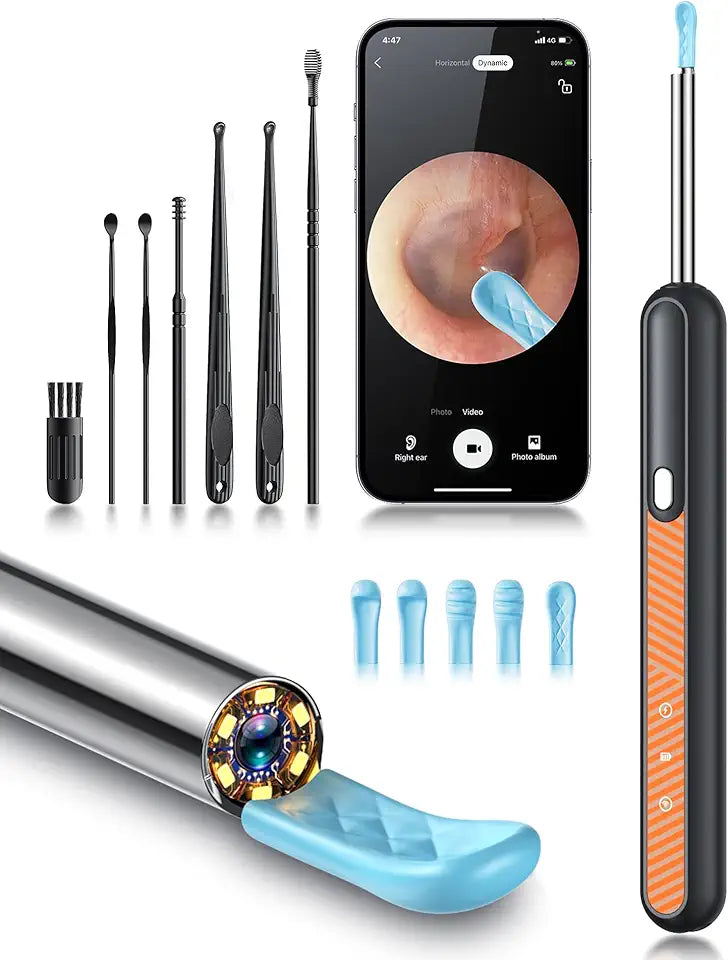 Ear Wax Removal Tool Camera with 6 Ear Pick R7960