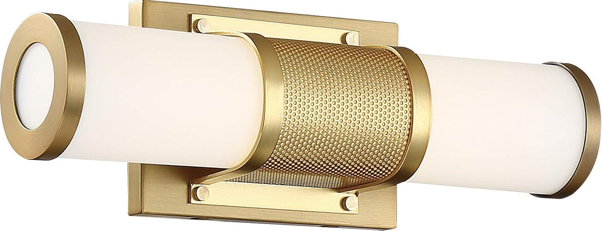 LED Vanity Brushed Brass with Frosted Lens T963509