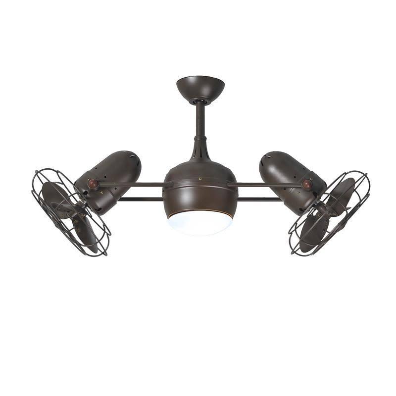 DGLK-BK-MTL 6 Blade Rotational Ceiling Fan H1802
