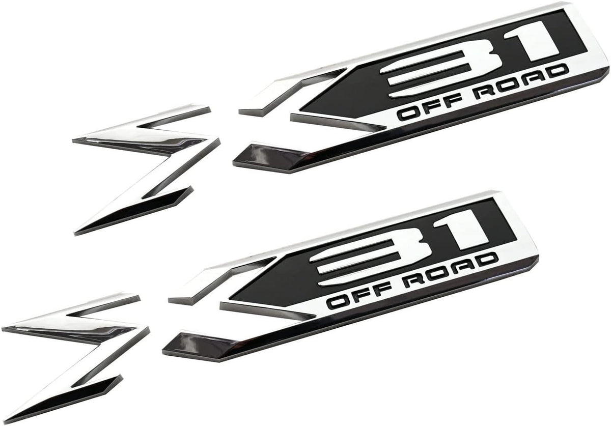 2pcs 3D Rear Bodyside Badge Replacement for GMC Sierra 1500 (Black/Red) Pack of 2 H552759