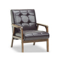 Brown Club Chair E43669