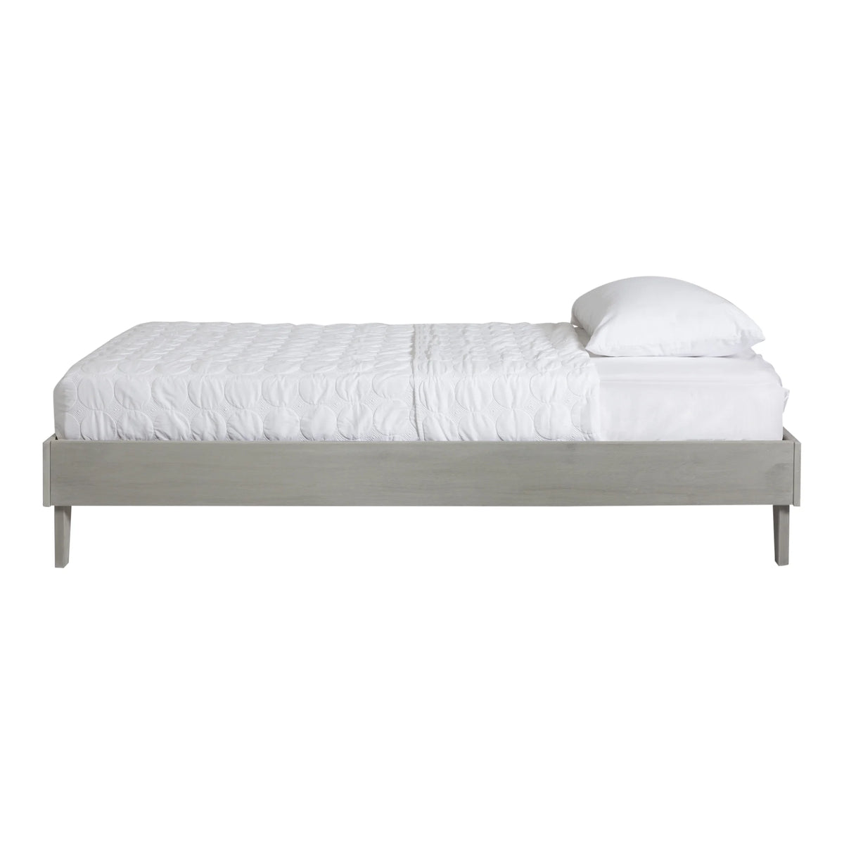 Modern Solid Wood Twin Platform Bed Z193